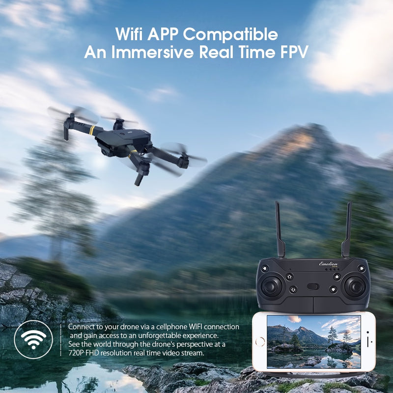 HD Resolution Quadcopter Drone (Wifi)