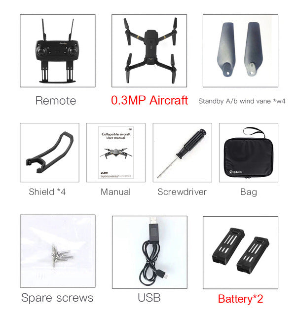 HD Resolution Quadcopter Drone (Wifi)